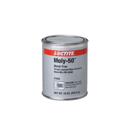 漢高樂(lè)泰 Moly-50防咬螺紋潤(rùn)滑劑 黑色 1磅 罐裝