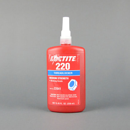漢高樂(lè)泰 220 Threadlocker 藍(lán)色 250毫升 瓶裝